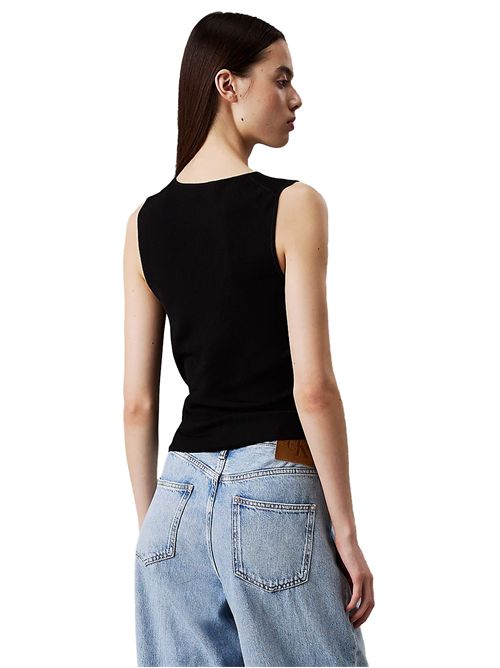 CALVIN KLEIN Canotta slim in maglia elasticizzata CALVIN KLEIN | J20J225232BEH